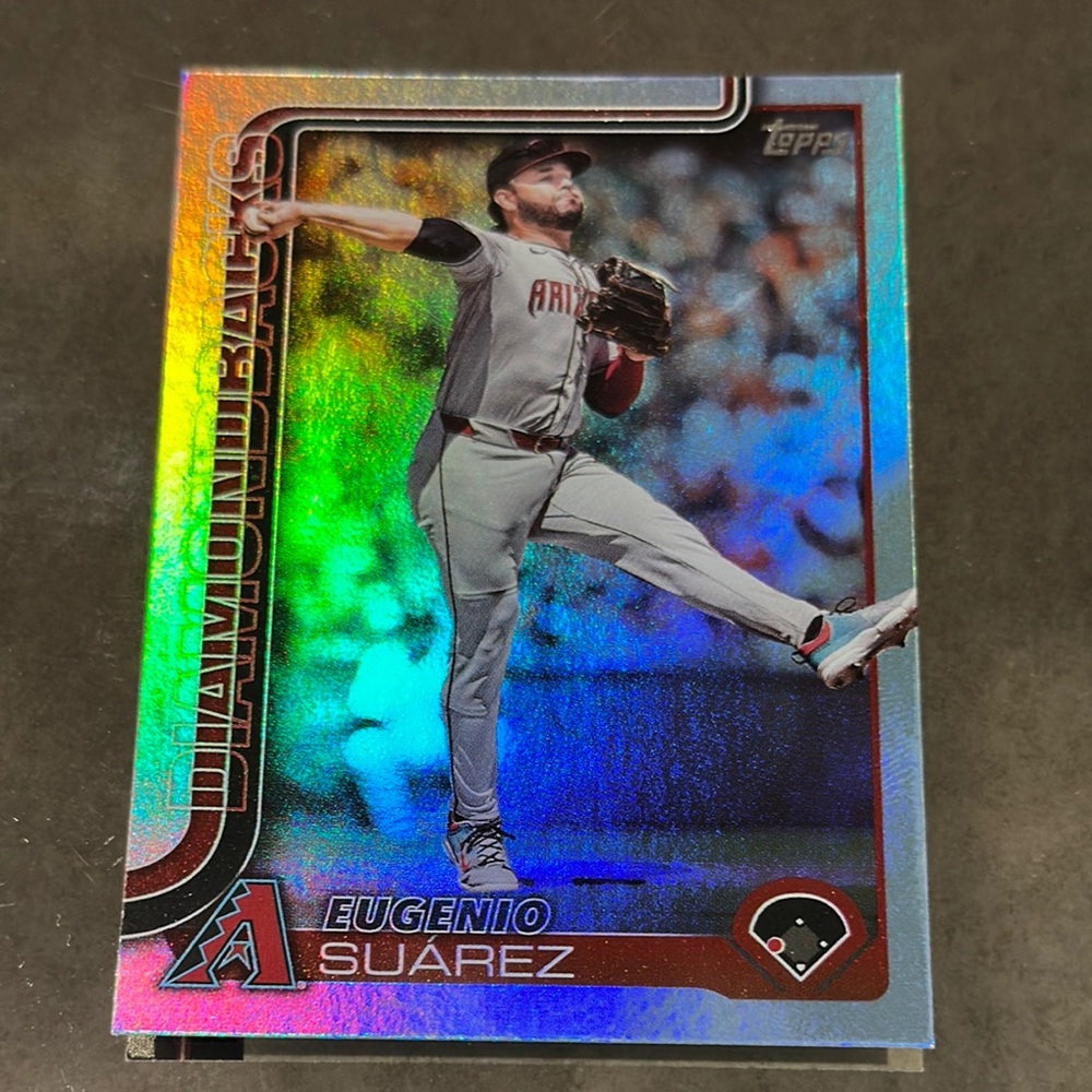 Topps Holographic Baseball Card - Multicolor Design